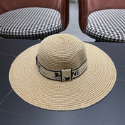 CELINE 26S WIDE BRIM STRAW SUN HAT STYLE 227