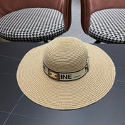 CELINE 26S WIDE BRIM STRAW SUN HAT STYLE 227