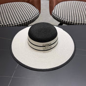 CELINE 26S WIDE BRIM STRAW SUN HAT 199