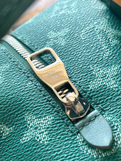 LOCKER DOPP KIT 28 IN GREEN MONOGRAM HERITAGE CANVAS