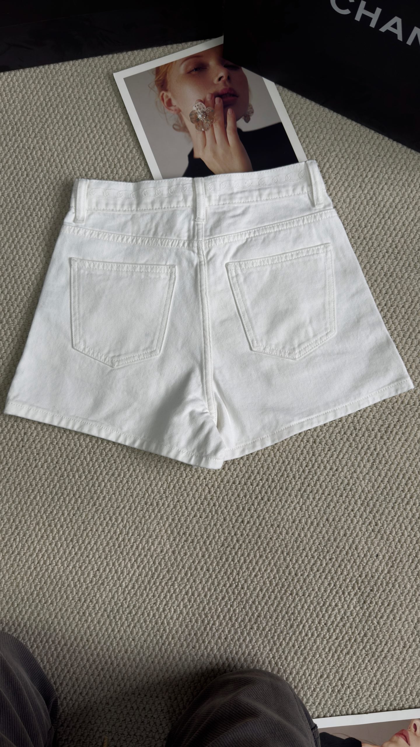CHANEL 26S DENIM SHORTS 1436