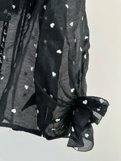 ZIMMERMANN RUFFLED CHIFFON BLOUSE 270159