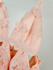 ZIMMERMANN LACE LAYERED MINI DRESS 270382
