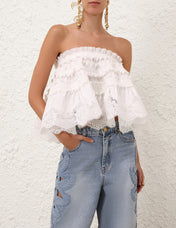 ZIMMERMANN 26S SPAGHETTI STRAP TOP STYLE 114