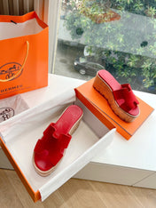EZE 65 SANDAL CHERRY SUEDE