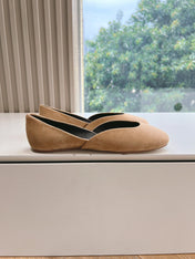 SL GEMMA BALLET FLAT CAMEL SUEDE