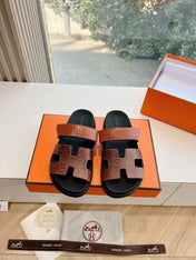 CHYPRE SANDAL IN PECAN BROWN LIZARD SKIN
