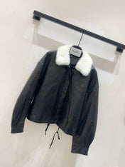 MAX MARA 25S SHEEPSKIN AND MINK FUR COAT 154