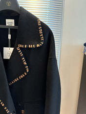 HERMES 25S DESIGNER CASHMERE COAT 180