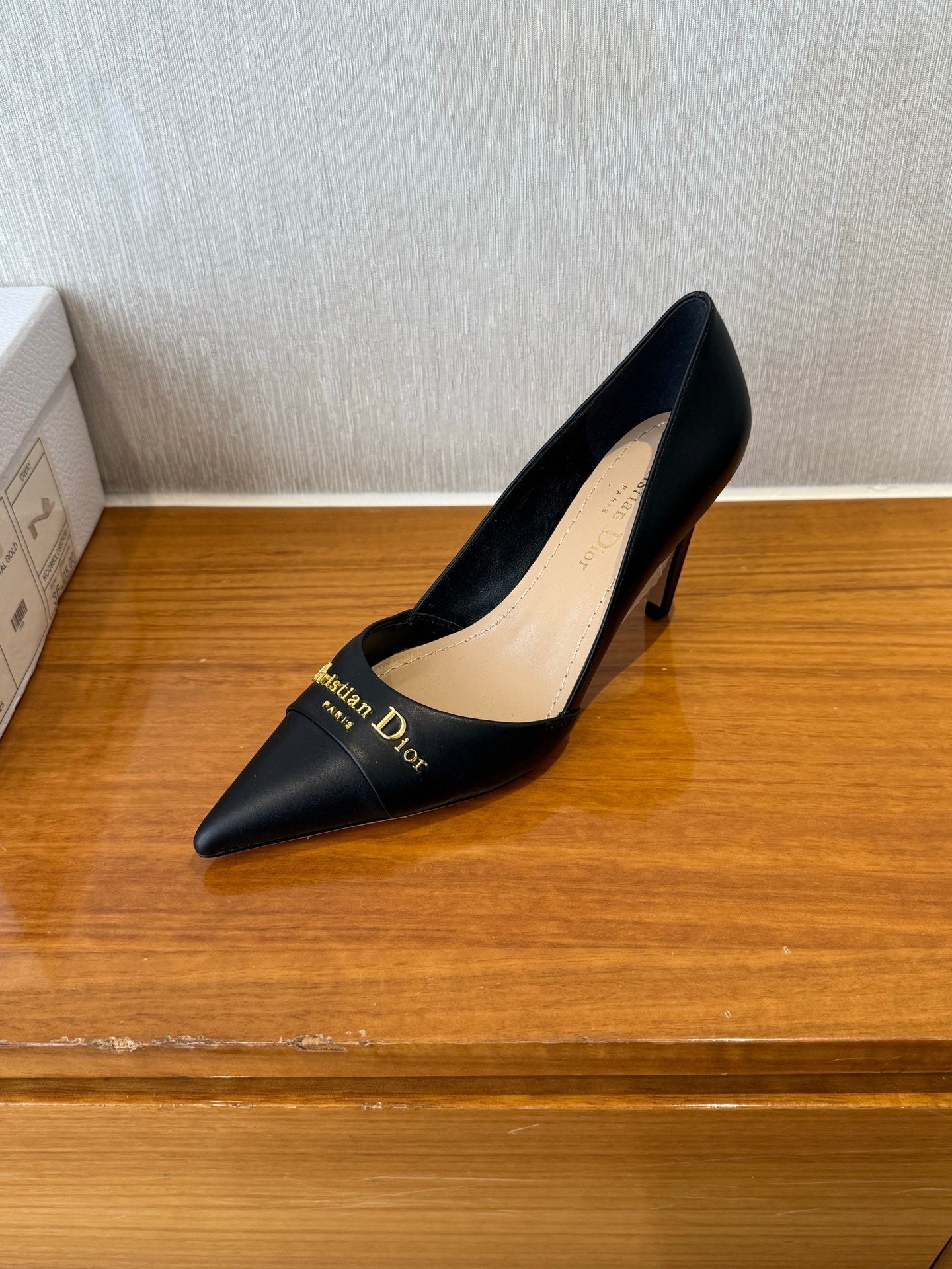 MY DD 25S HIGH HEEL 80MM IN BLACK CALFSKIN