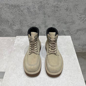 HADDOCK LACE-UP ANKLE BOOT IN KHAKI BROWN SUEDE