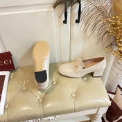 GUCCI 26S HORSEBIT LOAFERS 55 MM IN IVORY SMOOTH CALFSKIN