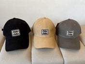 MM BASEBALL CAP IN BEIGE KHAKI FABRIC STYLE 3