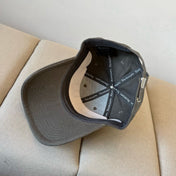 MM BASEBALL CAP IN DARK GREY KHAKI FABRIC STYLE 1