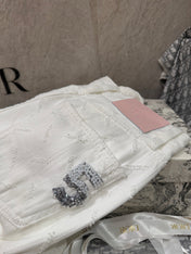 CC jeans White Denim Fabric