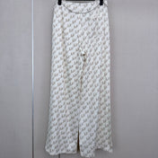 HERMES 26S PRINTED WIDE-LEG TROUSERS 789