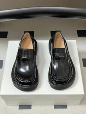 LOEWE 26S LOAFER IN BLACK PATENT CALFSKIN