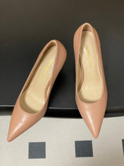 GIANVITO ROSSI 26S HIGH HEELS 85 MM IN NUDE CALFSKIN