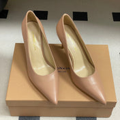 GIANVITO ROSSI 26S HIGH HEELS 85 MM IN NUDE CALFSKIN