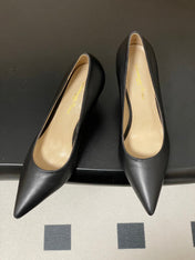 GIANVITO ROSSI 26S HIGH HEELS 85 MM IN BLACK CALFSKIN