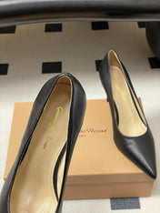 GIANVITO ROSSI 26S HIGH HEELS 85 MM IN BLACK CALFSKIN
