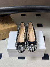 DIOR 26S MARY JANE HIGH HEELS 35MM IN BLUE DIOR OBLIQUE EMBROIDERED CANVAS WITH BOW