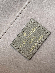 MADELEINE 30 IN BEIGE MONOGRAM CALFSKIN EMBOSSED LOGO