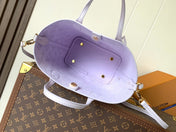 LV 25S BLOSSOM BAG 20 IN MISTY PURPLE CALFSKIN GOLD HARDWARE
