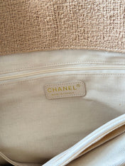 CHANEL 25S TOTE BAG 48 IN BEIGE FABRIC