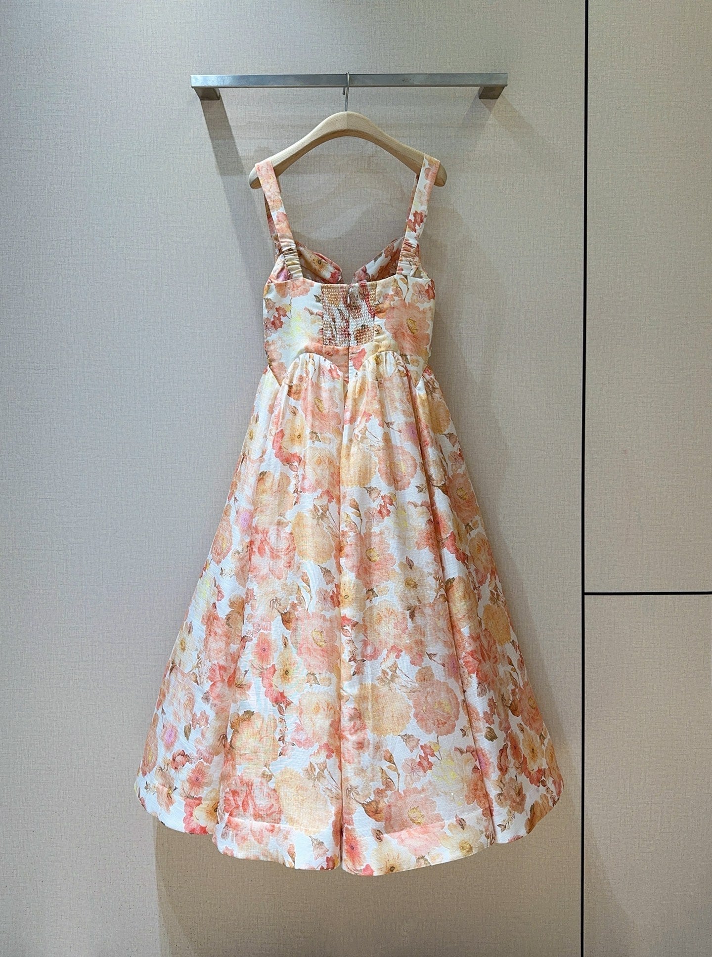 ZIMMERMANN 26S PATTERNED SPAGHETTI STRAP DRESS STYLE 75