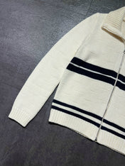 PRADA 26S ZIP-UP KNIT CARDIGAN 1206