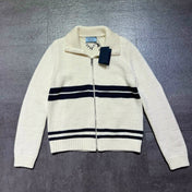 PRADA 26S ZIP-UP KNIT CARDIGAN 1206