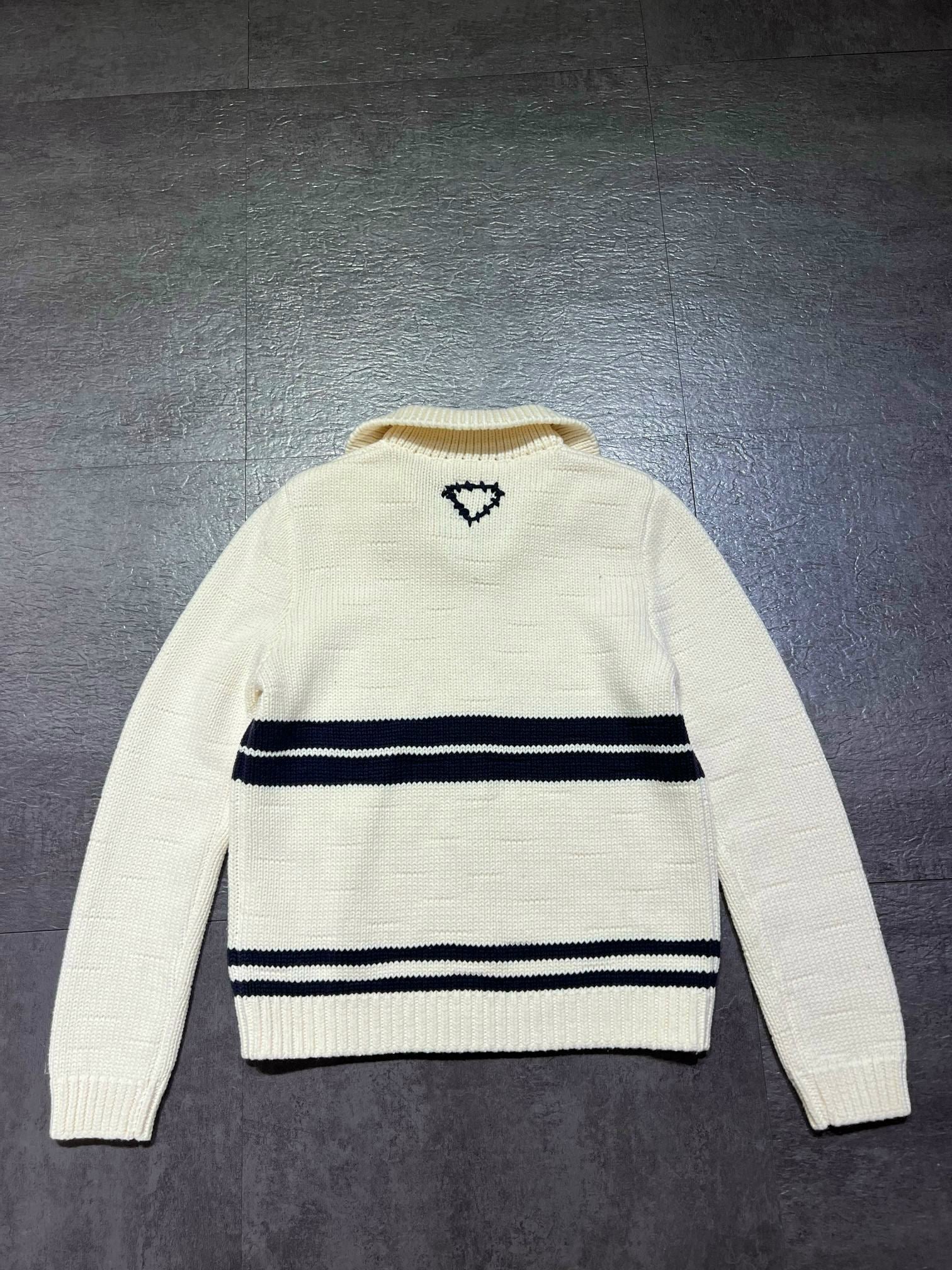 PRADA 26S ZIP-UP KNIT CARDIGAN 1206