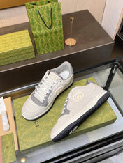 GG MAC80 TRAINER CREAMY WHITE AND GRAY CALFSKIN