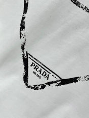 PRADA 26S SHORT-SLEEVE LOGO T-SHIRT 1126