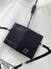 PRADA 26S SHORT-SLEEVE LOGO T-SHIRT 1126