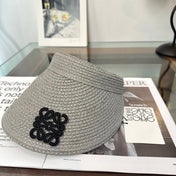 LOEWE 26S RAFFIA SUN VISOR HAT STYLE 201