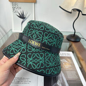LOEWE 26S ANAGRAM JACQUARD BUCKET HAT STYLE 244