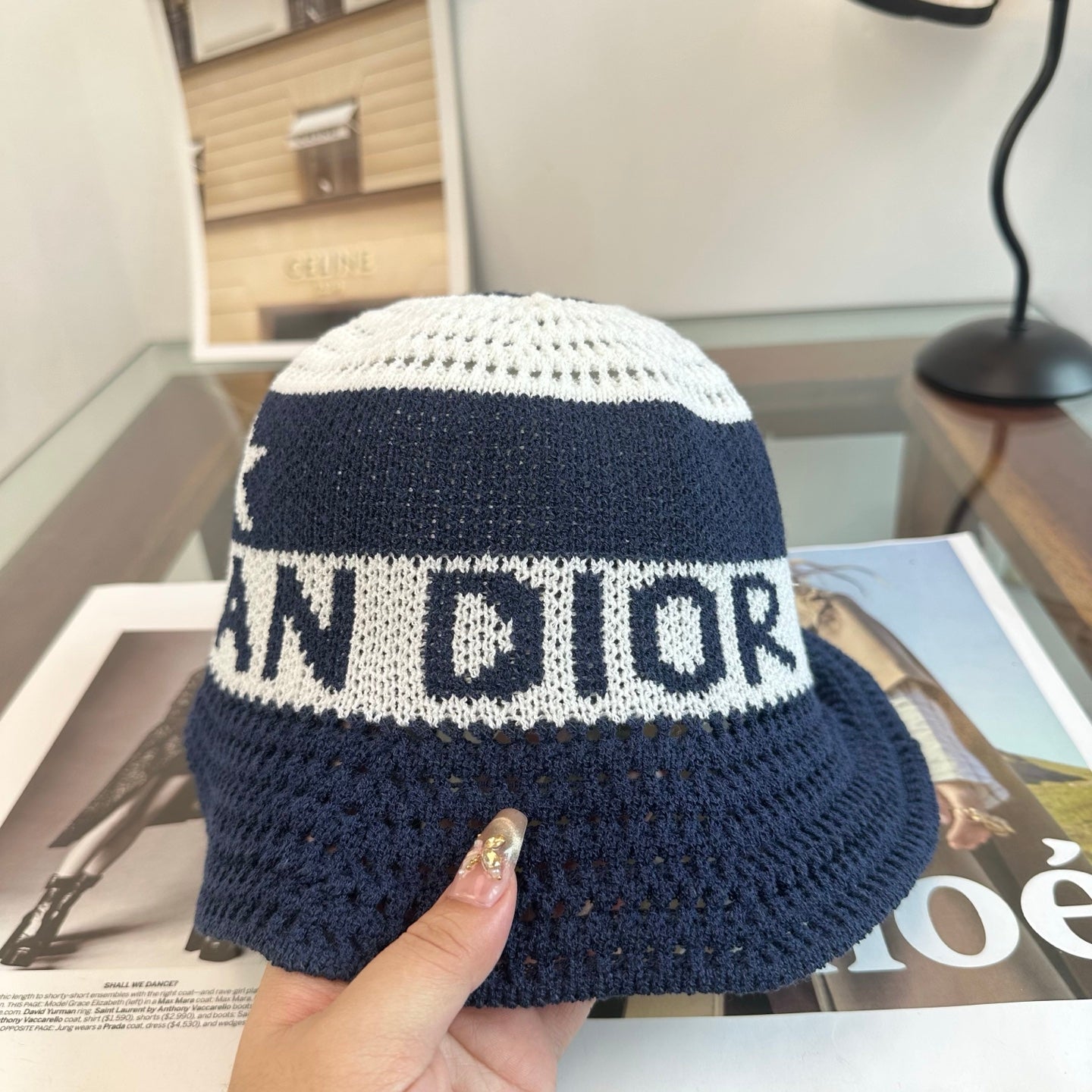 DIOR 26S KNIT BUCKET HAT STYLE 250