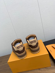 LV WOMEN'S TRAINER IN MARRON CALFSKIN