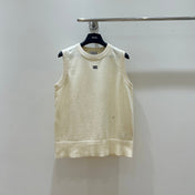 CELINE 26S SLEEVELESS KNIT TOP 665