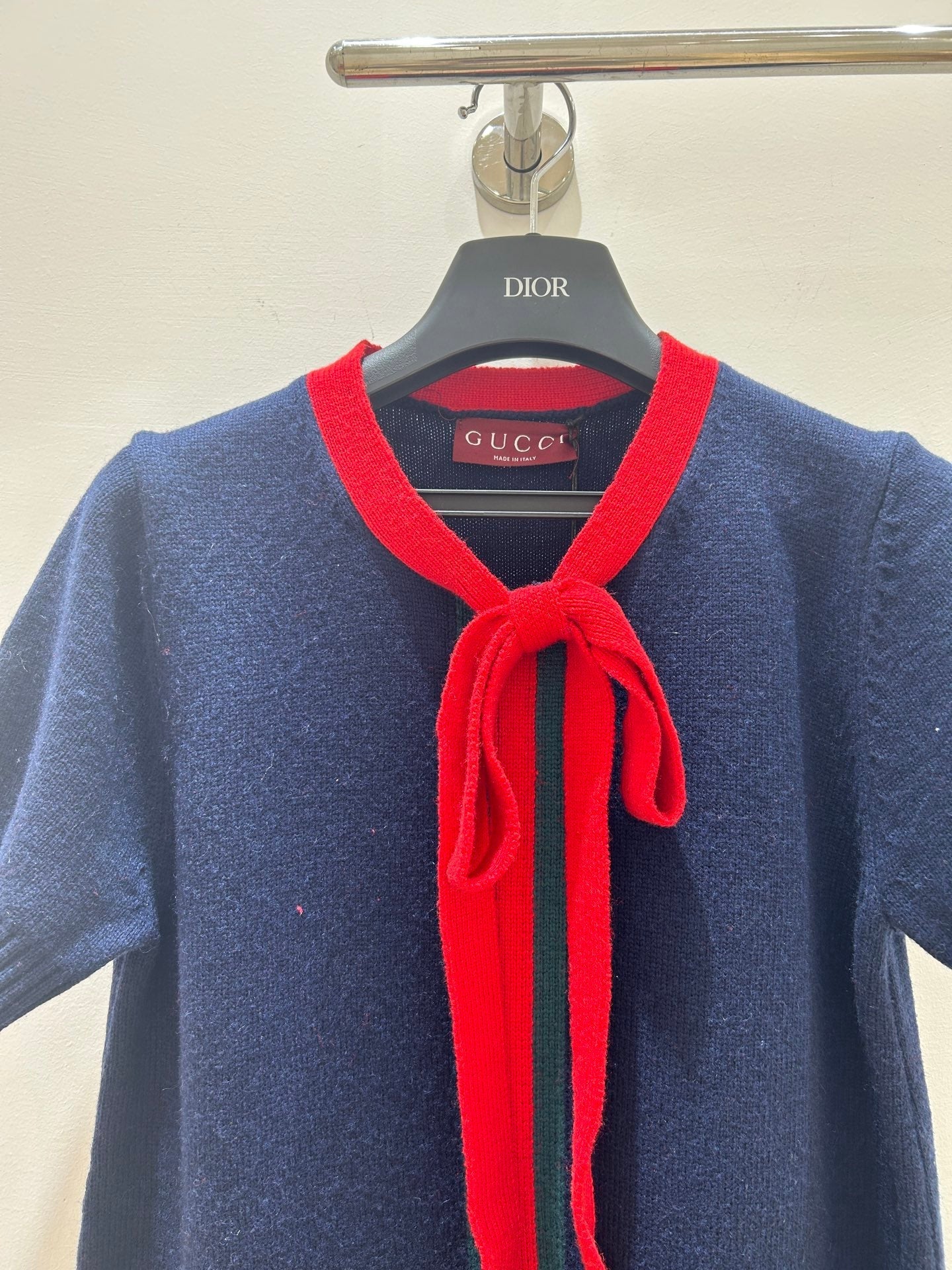 GUCCI 26S SHORT-SLEEVE KNIT DRESS 514