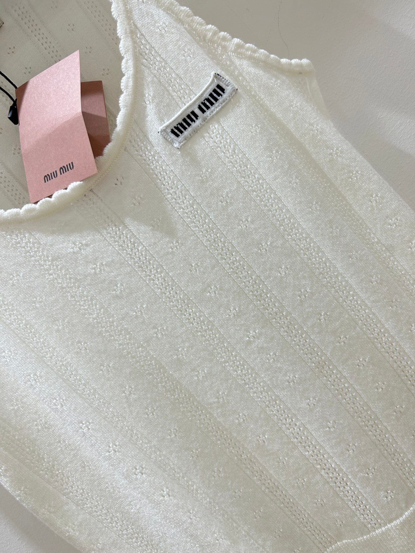 MIUMIU 26S KNIT TANK TOP 1333