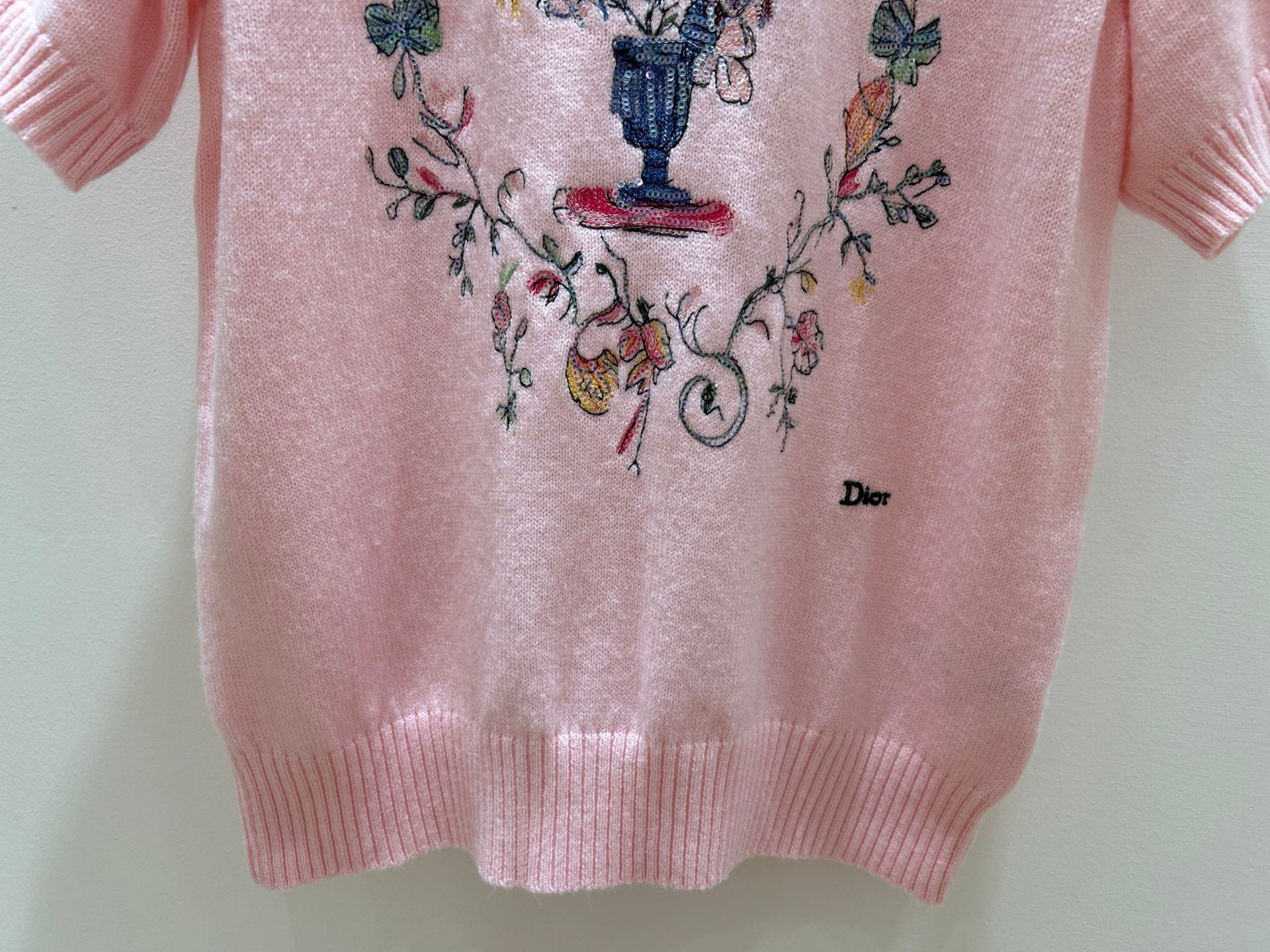 DIOR 26S SHORT-SLEEVE CREWNECK T-SHIRT 1357
