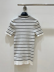 CHANEL 26S SHORT SLEEVE KNIT TOP 1615