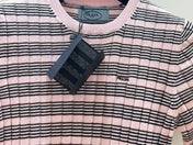PRADA 26S SHORT-SLEEVE KNIT TOP 1296