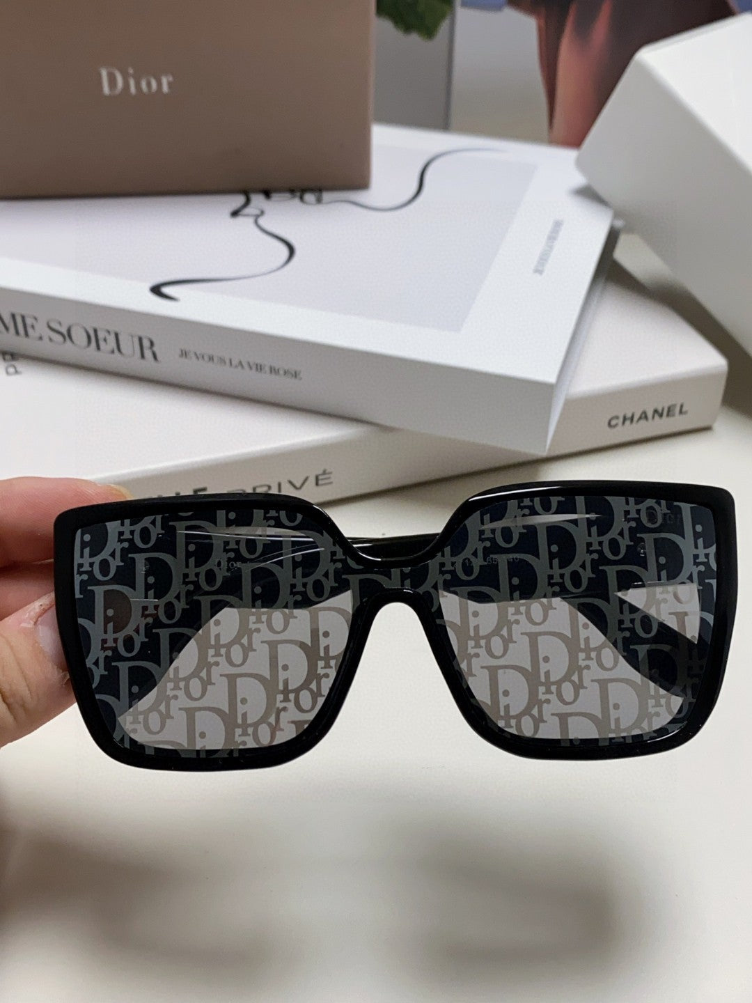 DIOR 26S OVERSIZED SQUARE FRAME IN ACETATE 417212