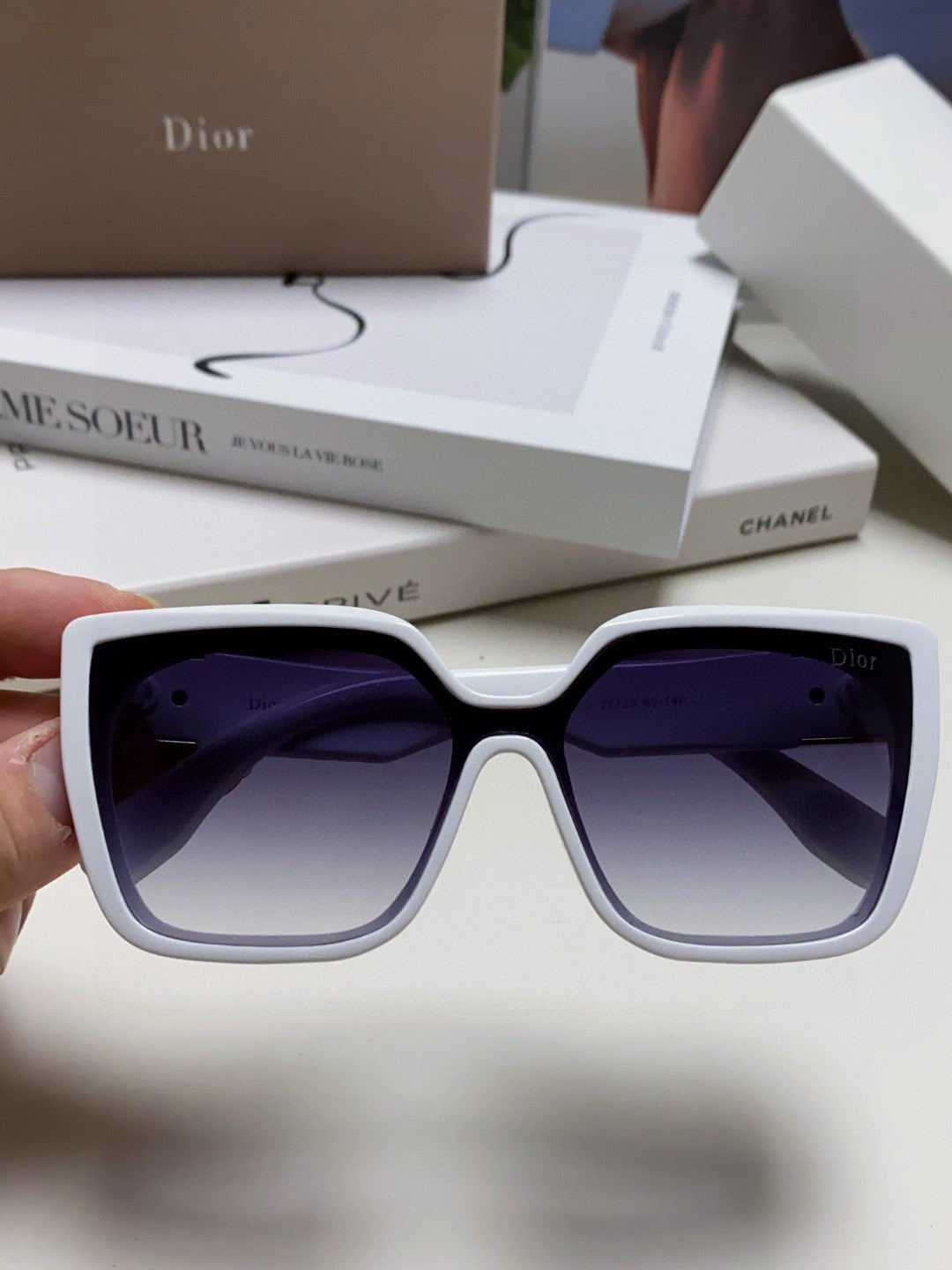 DIOR 26S OVERSIZED SQUARE FRAME IN ACETATE 417012