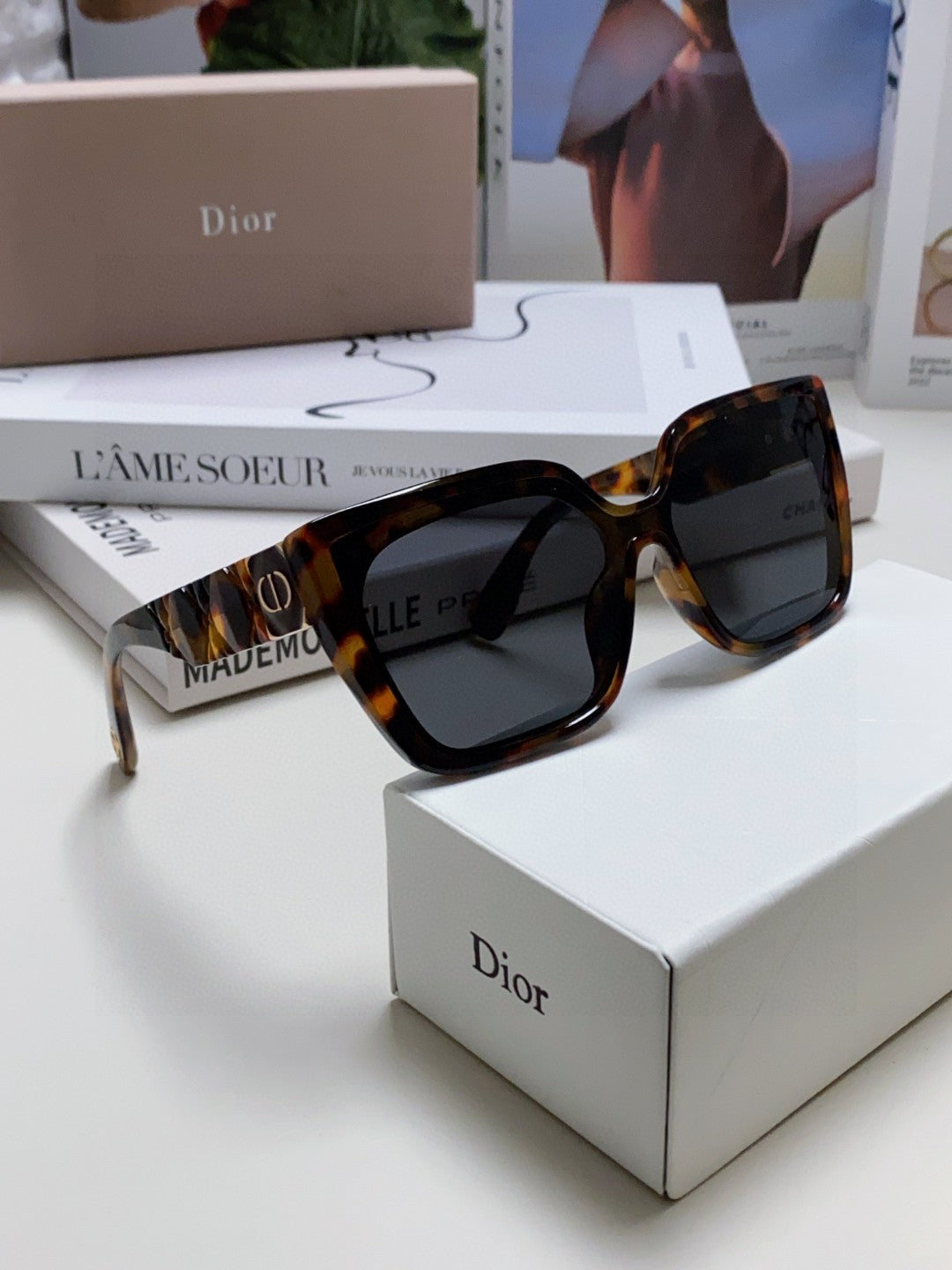 DIOR 26S OVERSIZED SQUARE FRAME IN ACETATE 417013