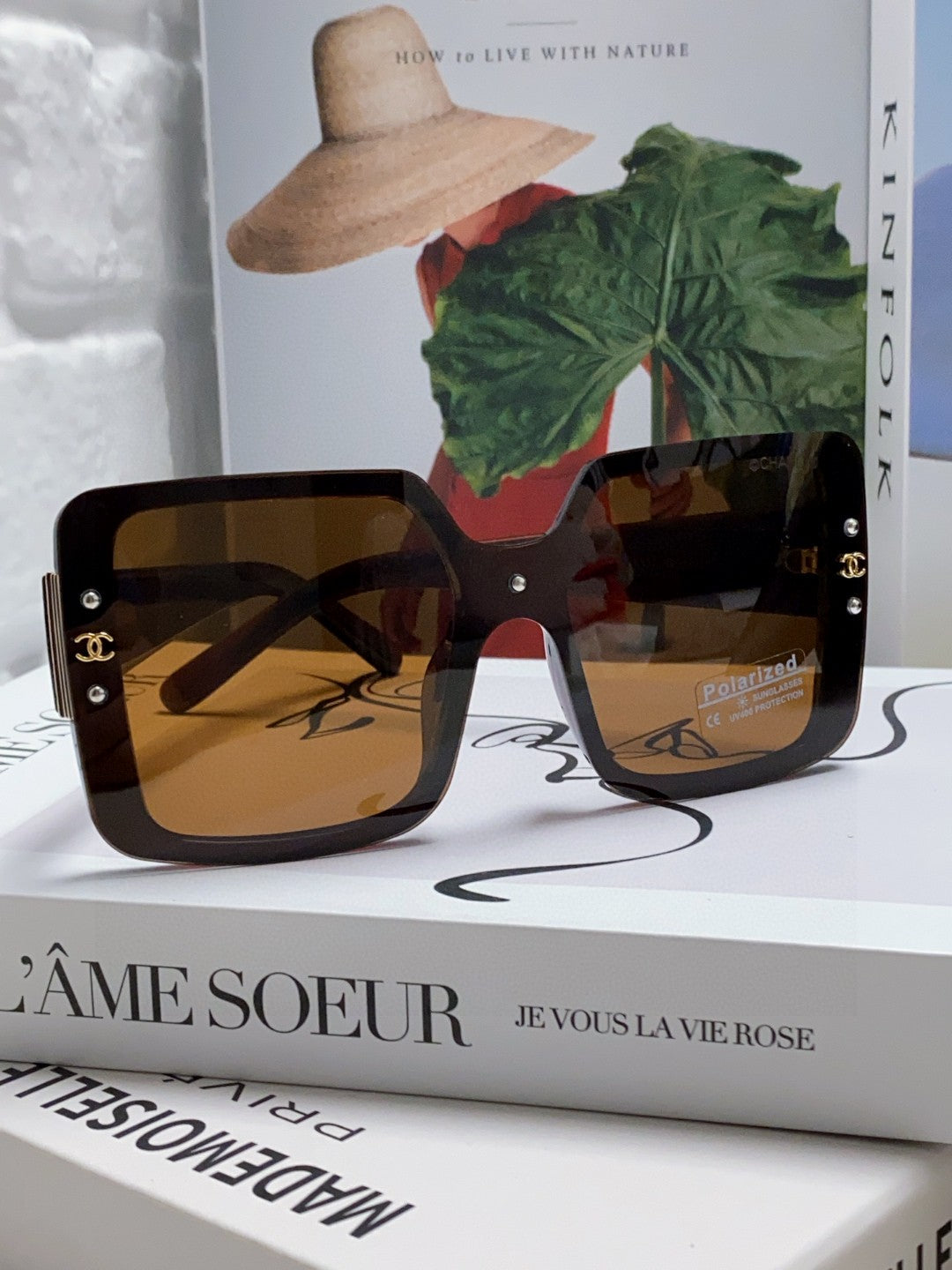 CHANEL 26S OVERSIZED SQUARE SHAPE IN ACETATE 399827
